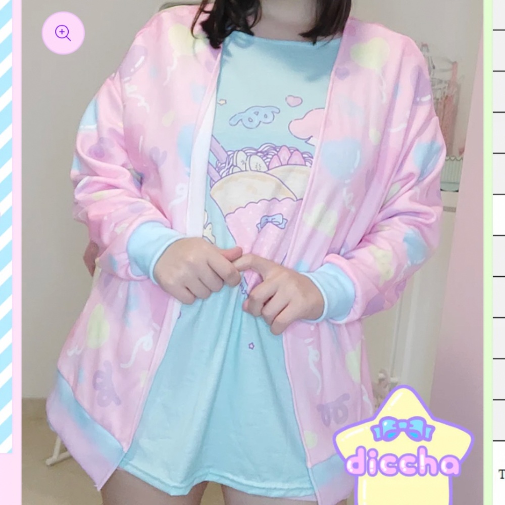 Diccha balloon party cardigan